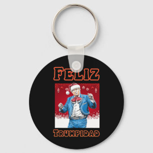 Porte-clés Donald Trump Christmas Feliz Trumpidad