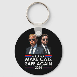 Porte-clés Donald Trump met les chats en sécurité à nouveau 2