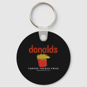 Porte-clés Donalds Trump Frites Français Célèbres Parce que K