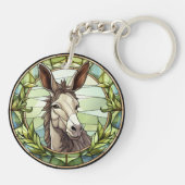 Porte-clés Donkey en verre doux (Dos)