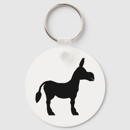 Porte-clés Donkey silhouette (Recto)