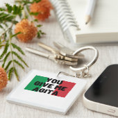 Porte-clés Donne-Moi Agita (Devant Droit)