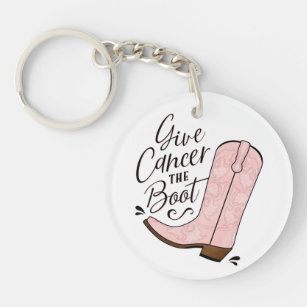 Porte-clés Donner au cancer la conscience du cancer du sein d
