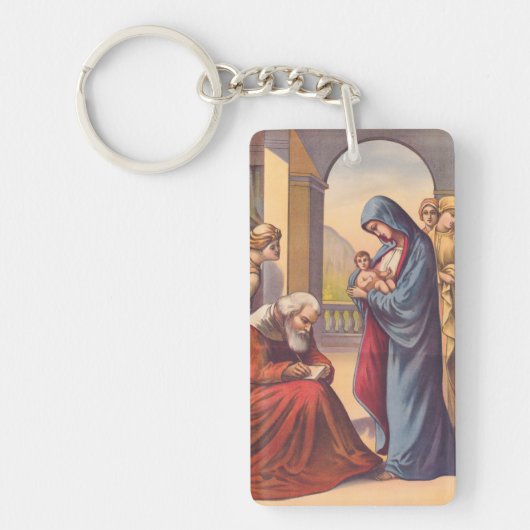 Porte-clés Donner le nom de Jean à l'enfant (Devant)