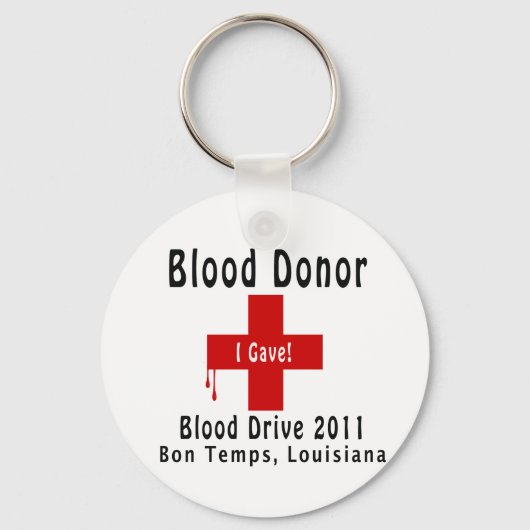 Porte-clés donneur de sang 2011 gouttes W (Recto)