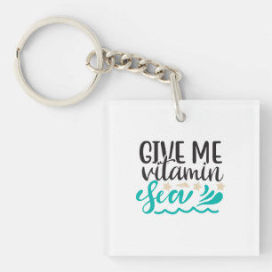 Porte-clés Donnez-moi la mer vitaminée