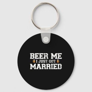 Porte-clés Donnez-moi une bière, je viens de me marier Marié
