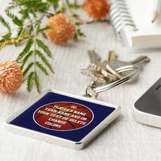 Porte-clés Dons de basket-ball pour garçons, filles ou nuit p (Côté)