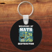 Porte-clés Dons de maths amusants (Recto)