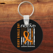 Porte-clés Dons de sympathie pour la perte de la Leukémie ami (Recto)