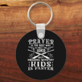 Porte-clés Don't Mess With My Kids! Mom  (Recto)