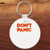 Porte-clés Don't Panic Vintage Distressed Shirt (Recto)