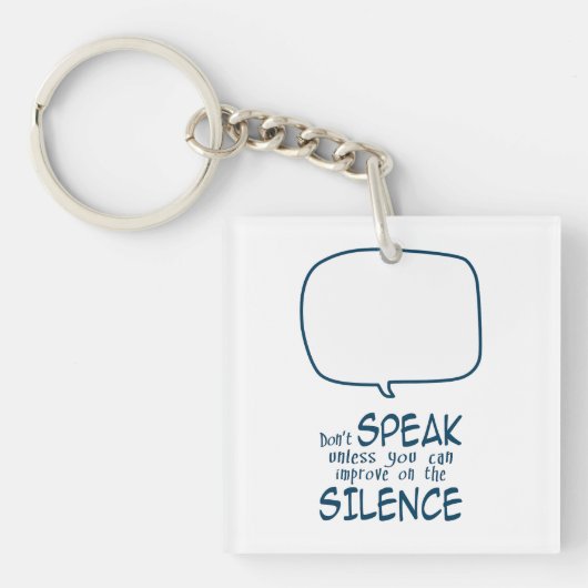 Porte-clés Don't Speak (Devant)