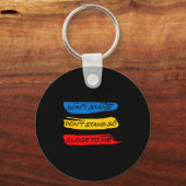 Porte-clés Don't Stand So Close To Me - Home Quarantine Virus (Recto)