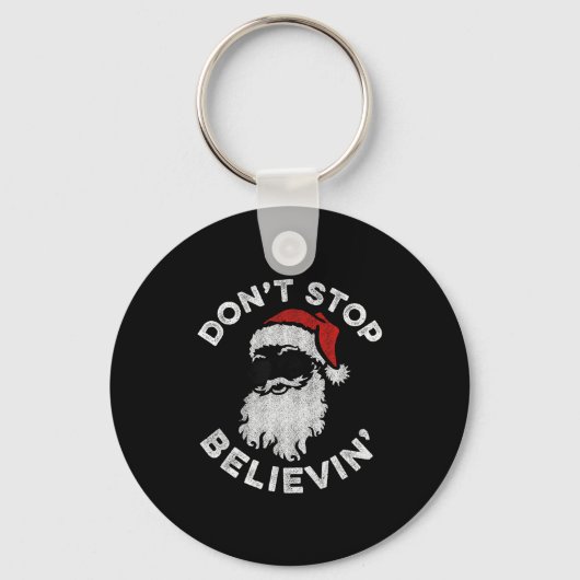 Porte-clés Don't Stop Believin' Cool Shades Santa  (Recto)