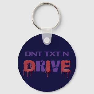 Porte-clés Don't Text and Drive