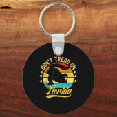 Porte-clés Don't Tread On Florida Alligator (Recto)