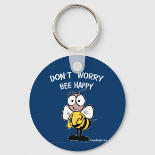 Porte-clés Don't Worry Bee Happy