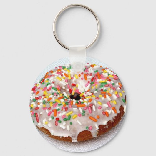 Porte-clés Donut festif (Recto)