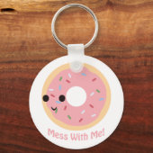Porte-clés "Donut" Mess avec moi (Recto)
