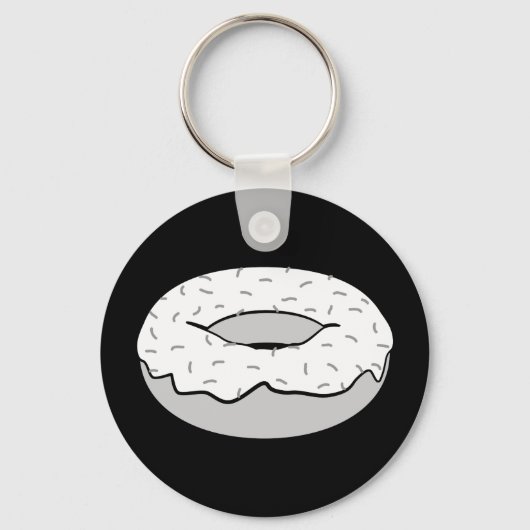 Porte-clés donut sprink (Recto)