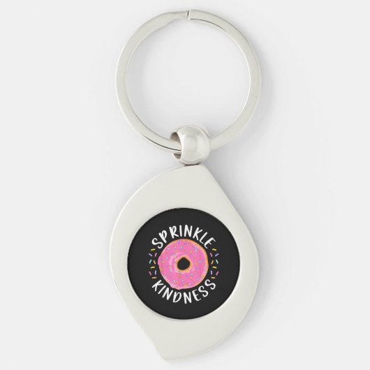 Porte-clés Donut Sprinkle Kindness Funny Girls Femmes Doughnu (Devant)