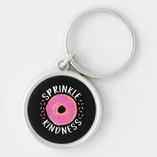 Porte-clés Donut Sprinkle Kindness Funny Girls Femmes Doughnu (Devant)