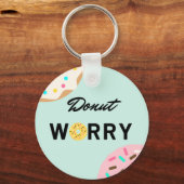 Porte-clés Donut Worry Button Keychain (Recto)
