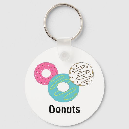 Porte-clés Donuts Délicieux (Recto)