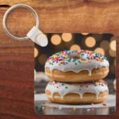 Porte-clés Donuts vanille (Recto)