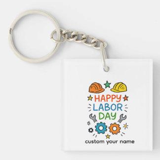 Porte-clés Doodle Fun Fête du Travail