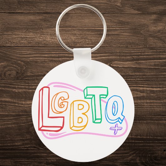 Porte-clés Doodle LGBTQ+