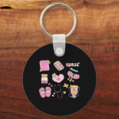 Porte-clés Doodles de profession infirmière Co. Nurse Doodles (Recto)