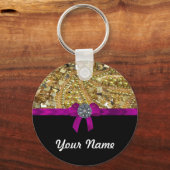 Porte-clés Doré et noir (Recto)