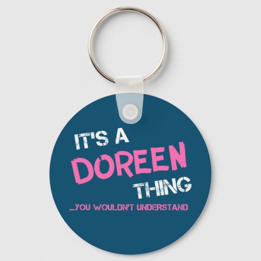 Porte-clés Doreen ce que tu ne comprendrais pas (Recto)