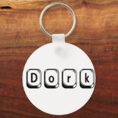 Porte-clés dork avec touches (Recto)