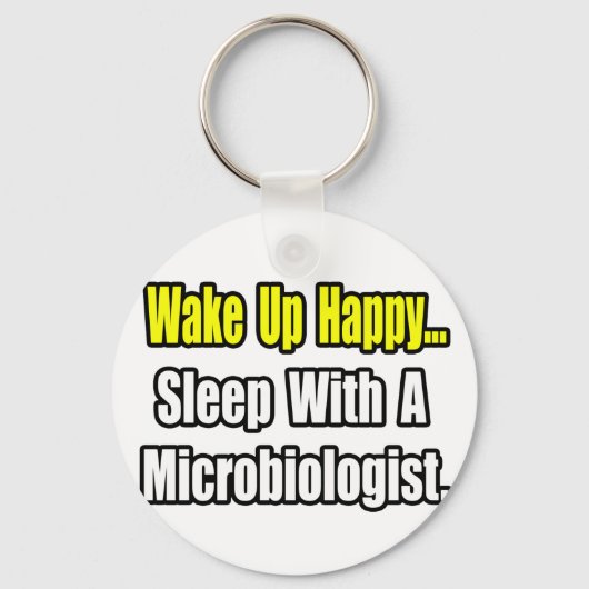Porte-clés Dormez avec un microbiologiste (Recto)