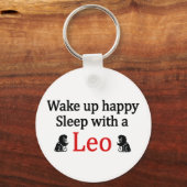 Porte-clés Dormir avec un Leo (Recto)