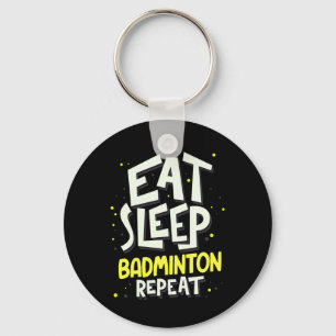 Porte-clés Dormir - Répétition de badminton - Joueur de badmi