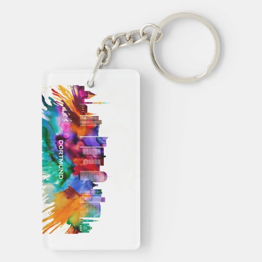 Porte-clés Dortmund Skyline (Dos)