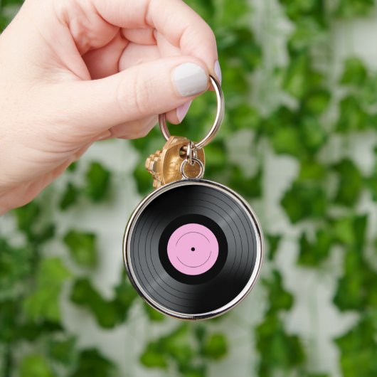 Porte-clés Dossier de vinyle (Main)