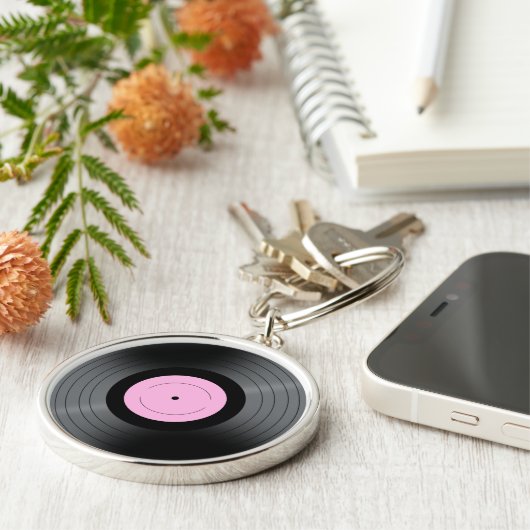 Porte-clés Dossier de vinyle (Côté)