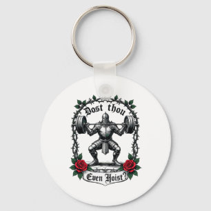 Porte-clés Dost Thou Even Hoist Knight Weightlifter Workout G
