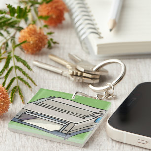 Porte-clés Dot Matrix Printer Keychain