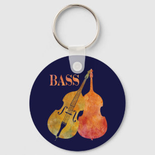 Porte-clés Double basse chaude