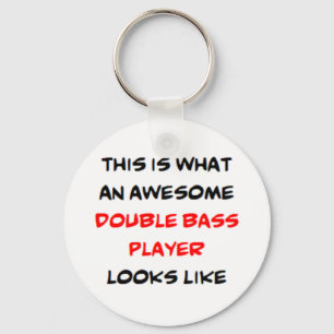 Porte-clés double bassiste, génial