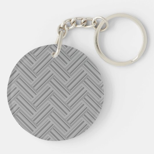 Porte-clés Double blanc de Grey stripes (Dos)