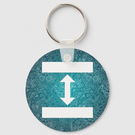 Porte-clés Double côté minimal (Recto)