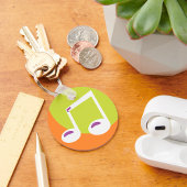 Porte-clés Double Croche Musical Vibrant
