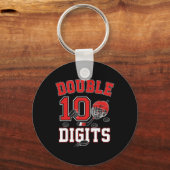 Porte-clés Double Digits 10e anniversaire garçon de 10 ans ho (Recto)